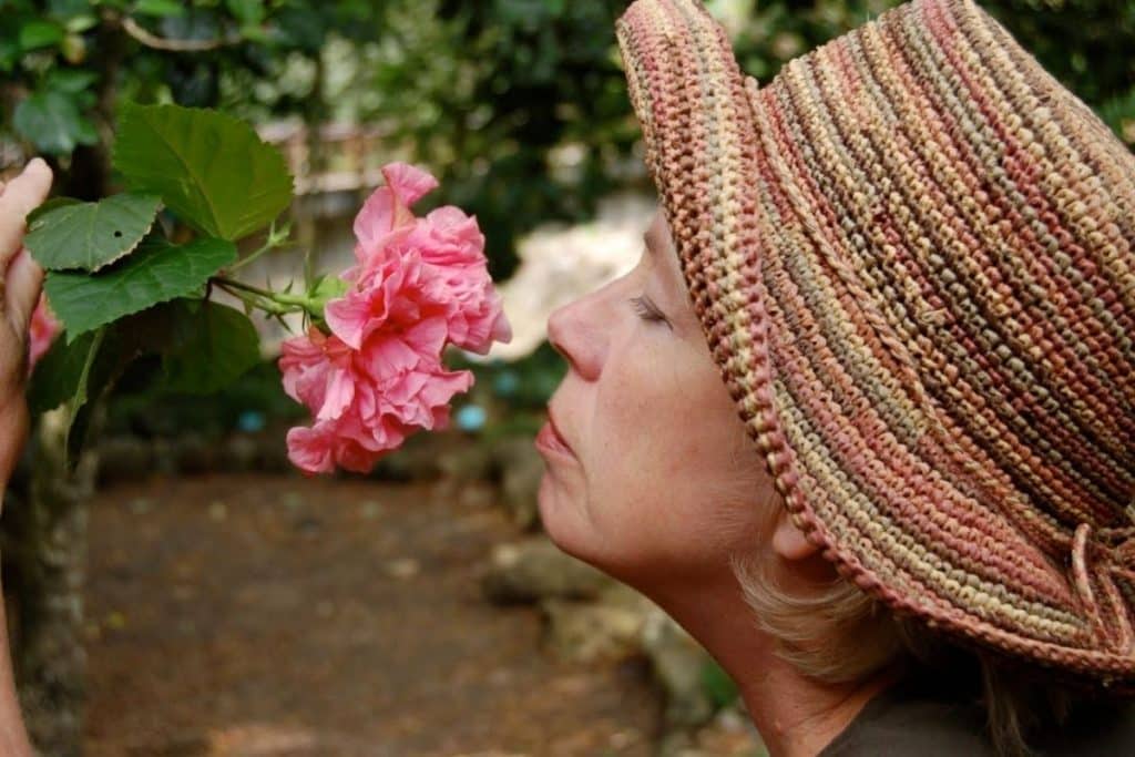 Kathy Cokelet Flower Smelling