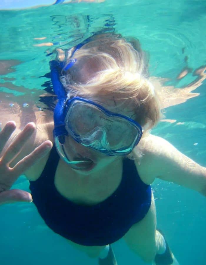 Kathy Cokelet Snorkeling